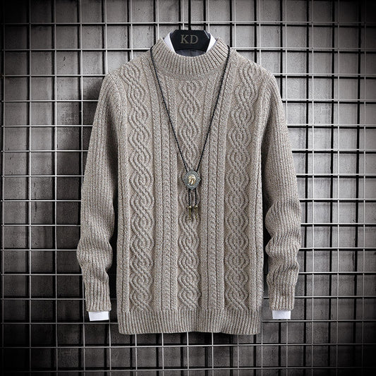 Men's Manufacturer Made Beautiful Celtic Cable Knit Sweater.